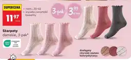 Biedronka Skarpety damskie, 3-pak oferta