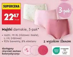 Biedronka Majtki damskie 3 pak oferta