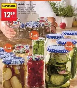 Biedronka Słoiki z zakrętkami oferta