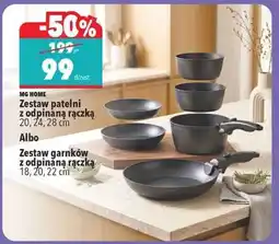 Biedronka Zestaw patelni z odpinaną rączką oferta
