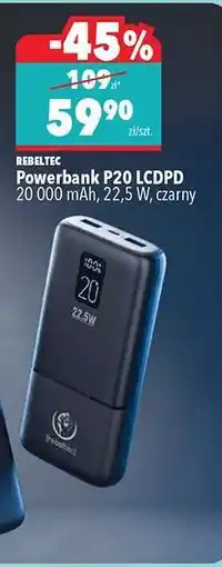 Biedronka Powerbank P20 LCDPD oferta