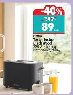Biedronka Toster Tostee Black Wood oferta