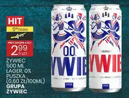 Wafelek ŻYWIEC LAGER, 0% PUSZKA oferta