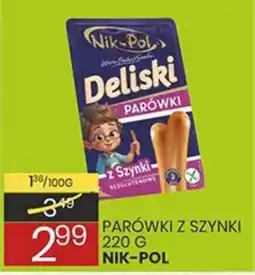 Wafelek Parówki z Szynki Nik-Pol oferta