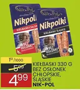 Wafelek Kiełbaski Chłopkie Śląskie Nik-Pol oferta