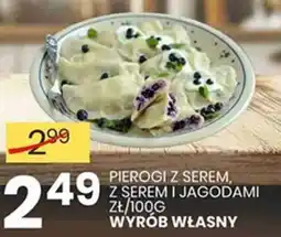 Wafelek Pierogi z serem, z serem i jagodami oferta