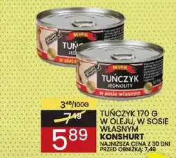 Wafelek TUŃCZYK JEDNOLITY oferta