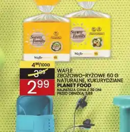 Wafelek Wafle Zbożowo-Ryżowe Naturalne, Kukurydziane oferta