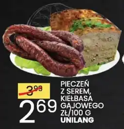 Wafelek Pieczeń z serem, kiełbasa gajowego Unilang oferta