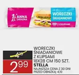 Wafelek Woreczki Śniadaniowe z Klipsami oferta