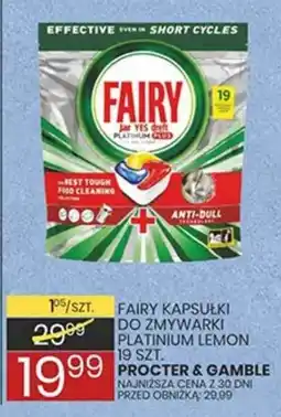 Wafelek Fairy Kapsułki do zmywarki Platinum Lemon oferta