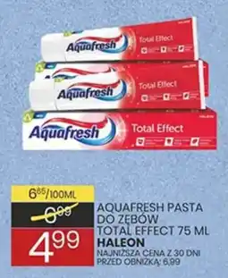 Wafelek AQUAFRESH PASTA DO ZĘBÓW TOTAL EFFECT oferta