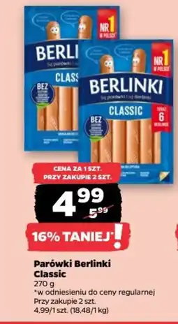 Netto Parówki Berlinki Classic oferta