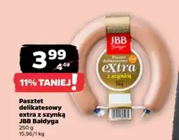 Netto Pasztet delikatesowy extra z szynką JBB Bałdyga oferta