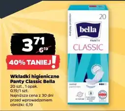 Netto Wkładki higieniczne Panty Classic Bella oferta