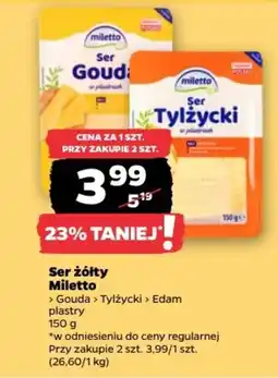 Netto Ser żółty Miletto oferta
