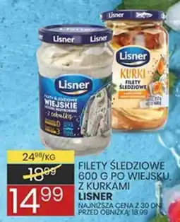 Wafelek Filety Śledziowe z Kurkami Lisner oferta