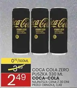 Wafelek Coca-Cola Zero oferta