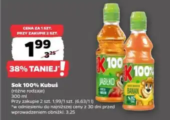 Netto Sok 100% Kubuś oferta