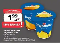 Netto Jogurt owocowy Jogobella Zott oferta