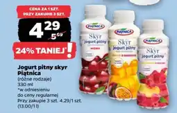 Netto Jogurt pitny skyr Piątnica oferta