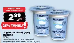 Netto Jogurt naturalny gęsty Bakoma oferta