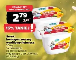 Netto Serek homogenizowany waniliowy Rolmlec oferta
