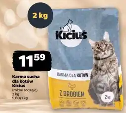 Netto Karma sucha dla kotów Kiciuś oferta