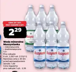 Netto Woda mineralna Muszynianka oferta