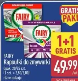 ALDI FAIRY Kapsułki do zmywarki oferta