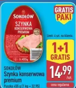 ALDI SOKOŁÓW Szynka konserwowa premium oferta