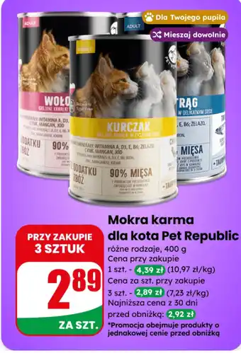 Dino Mokra karma dla kota Pet Republic oferta