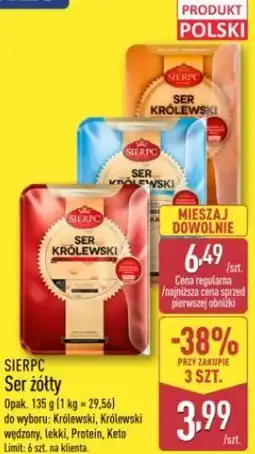 ALDI Sierpc Ser żółty oferta