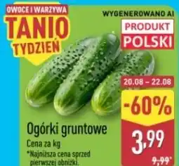ALDI Ogórki gruntowe oferta