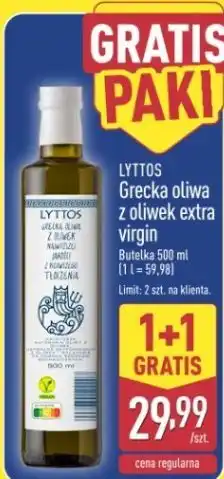 ALDI Lyttos Grecka oliwa z oliwek extra virgin oferta
