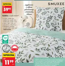 Biedronka Kołdra z nadrukiem SMUKEE oferta