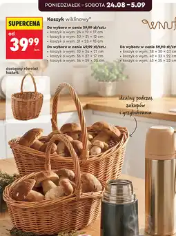 Biedronka Koszyk wiklinowy oferta