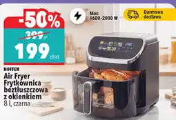 Biedronka Air Fryer Frytkownica beztłuszczowa z okienkiem Hoffen oferta