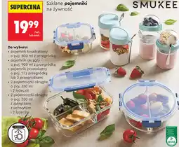 Biedronka Szklane pojemniki na żywność Smukee oferta