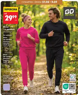 Biedronka Bluza lub spodnie dresowe Go Active oferta
