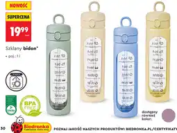 Biedronka Szklany bidon Smukee oferta