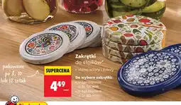 Biedronka Zakrętki do słoików oferta