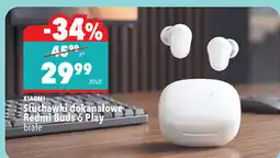 Biedronka XIAOMI Słuchawki dokanałowe Redmi Buds 6 Play białe oferta