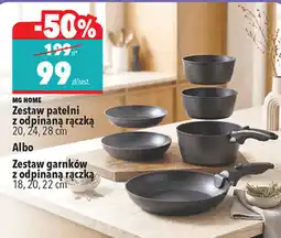 Biedronka Zestaw patelni z odpinaną rączką lub Zestaw garnków z odpinaną rączką MG Home oferta