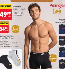 Biedronka Bokserki męskie Lee/Wrangler, 2-pak oferta