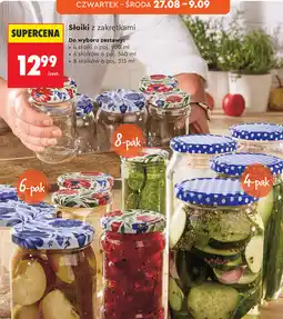 Biedronka Słoiki z zakrętkami oferta
