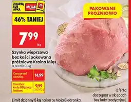 Biedronka Szynka Kraina Mięs oferta