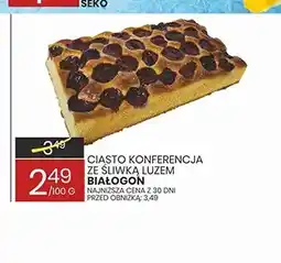 Wafelek Ciasto konferencyjne ze śliwką luzem Białogoń oferta