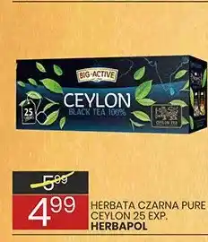 Wafelek Herbata czarna pure Ceylon Big-Active oferta