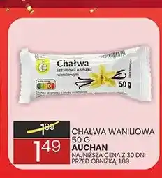 Wafelek Chałwa waniliowa Auchan oferta